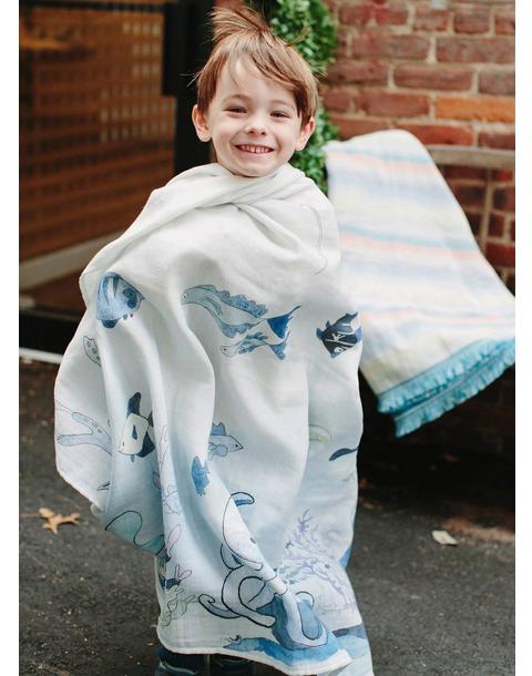 Under the Sea Shawl Blanket