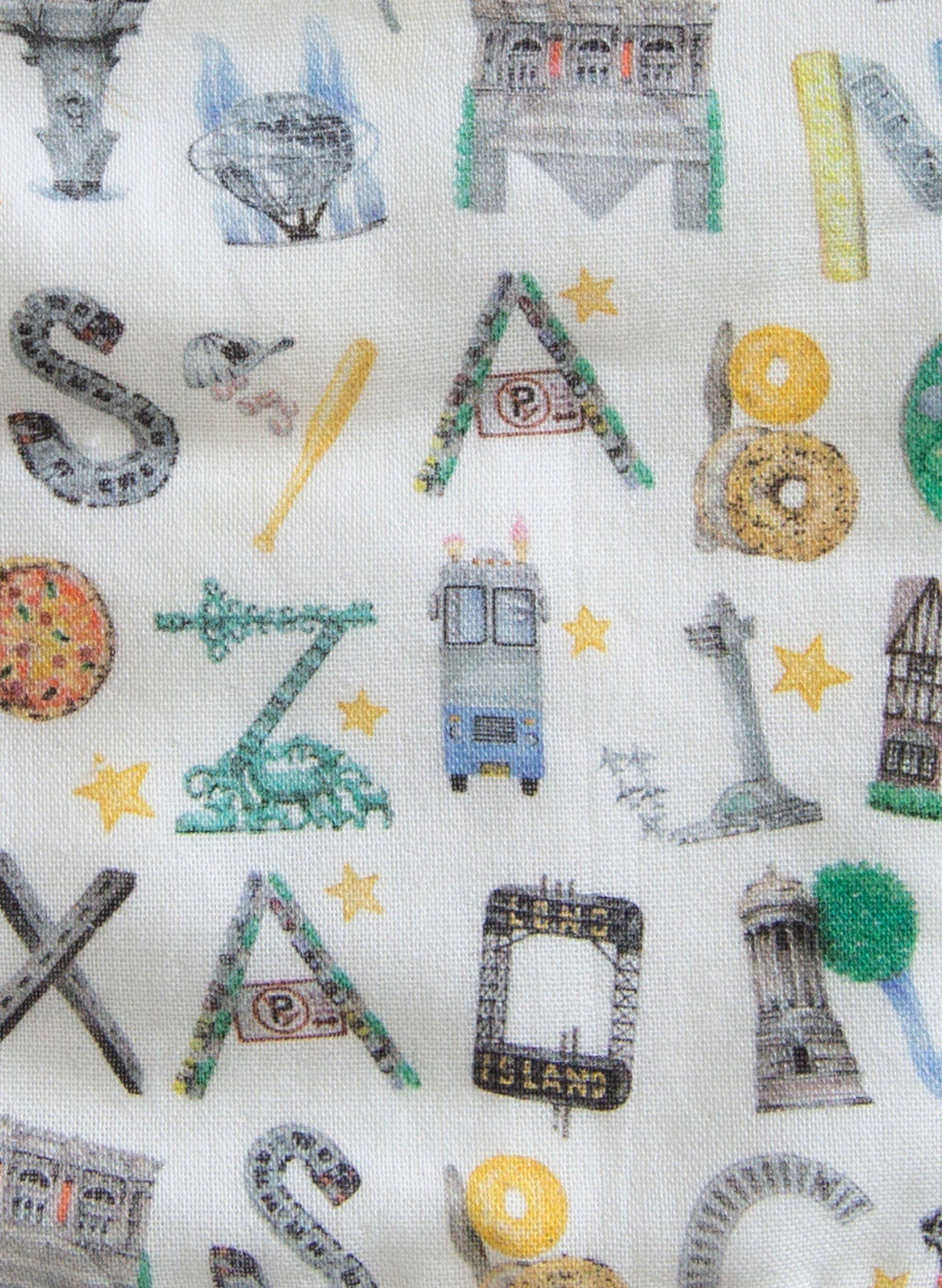 NYC Alphabet Soup Bib image number 1