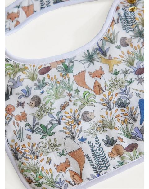 Foxy Forest Bib