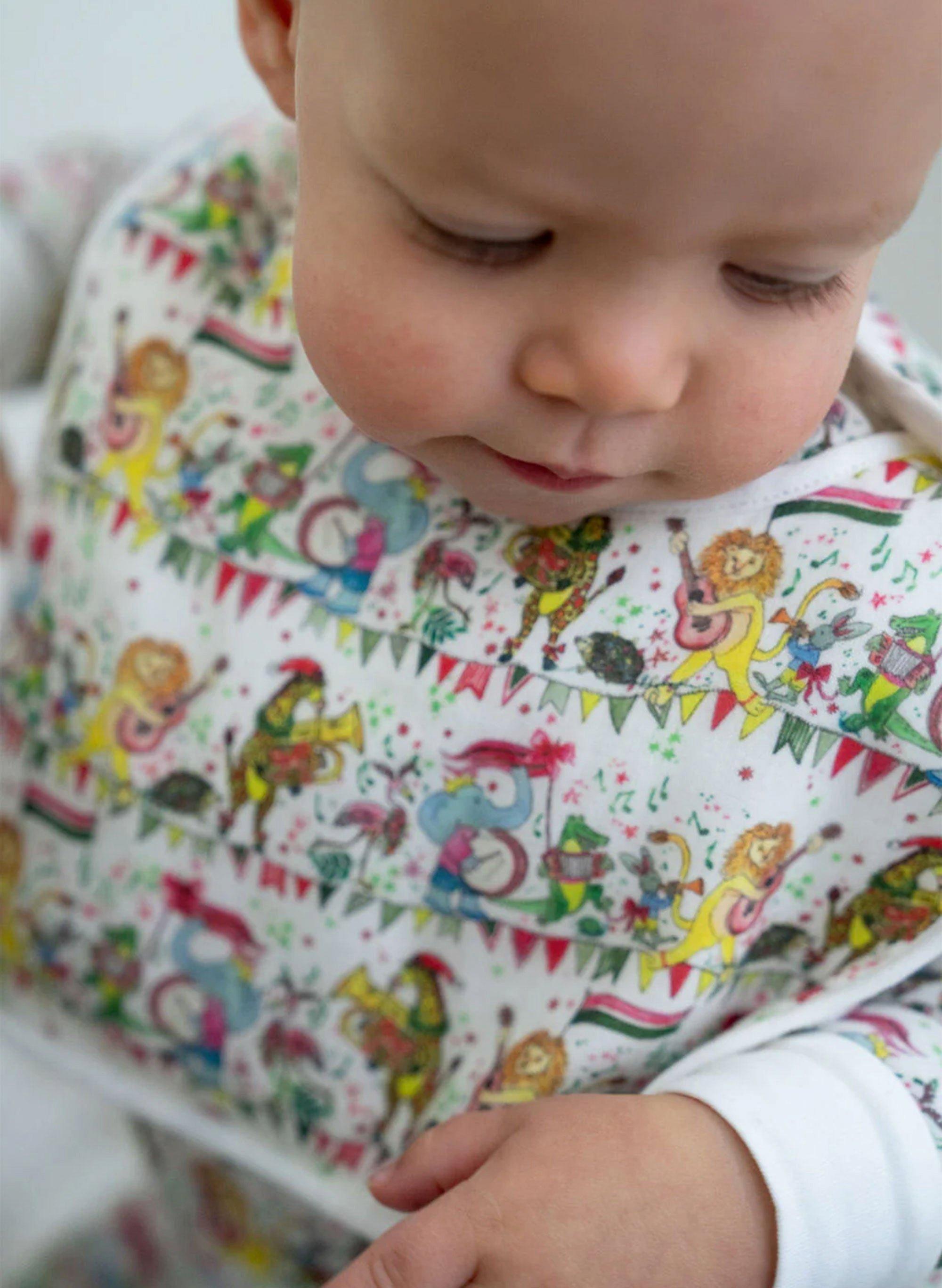 Musical Jubilee Bib in White image number 3