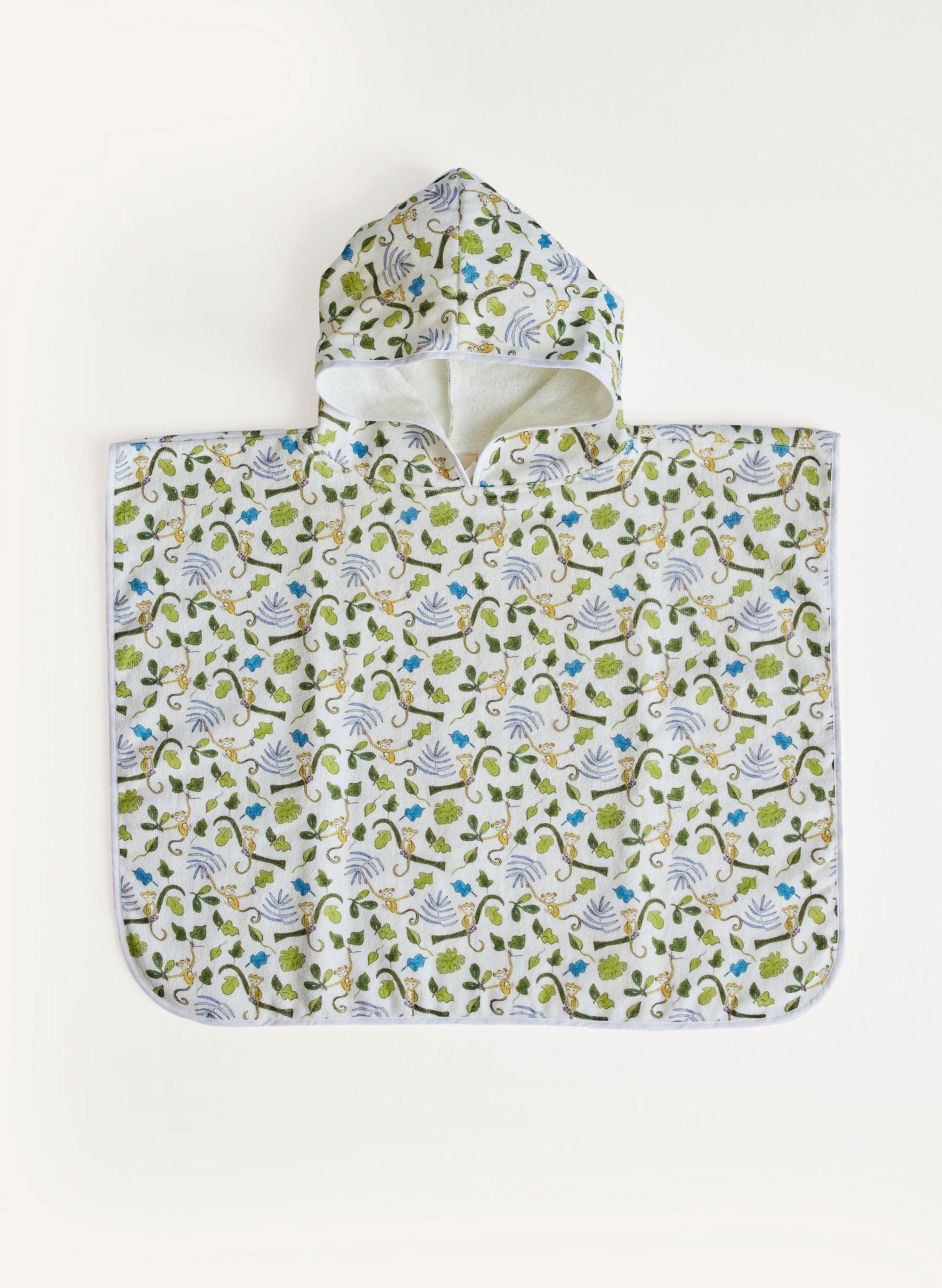 Happy Monkey Swim Poncho