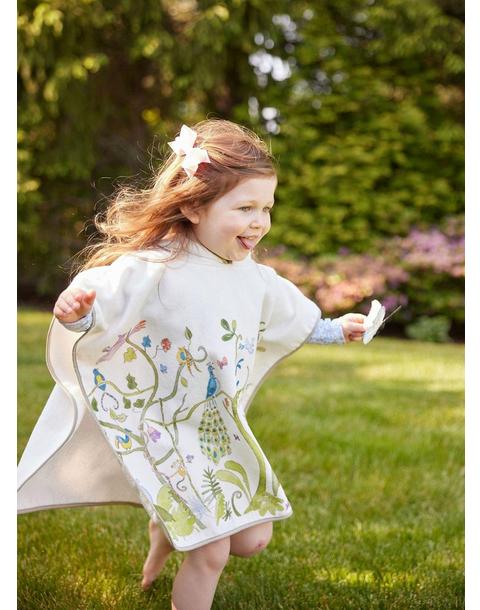 Tropical Chinoiserie Swim Poncho