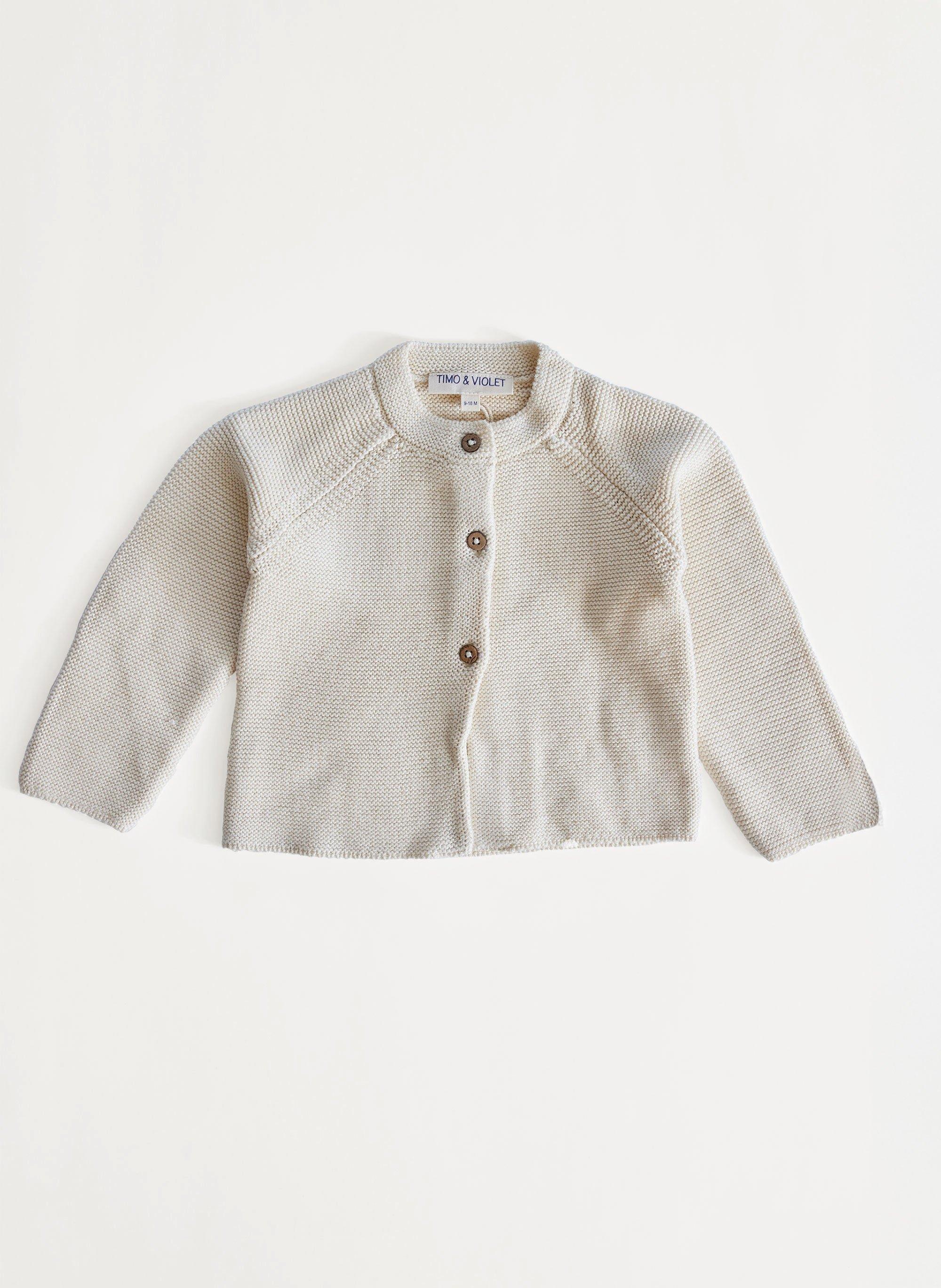 Ivory Knit Cardigan