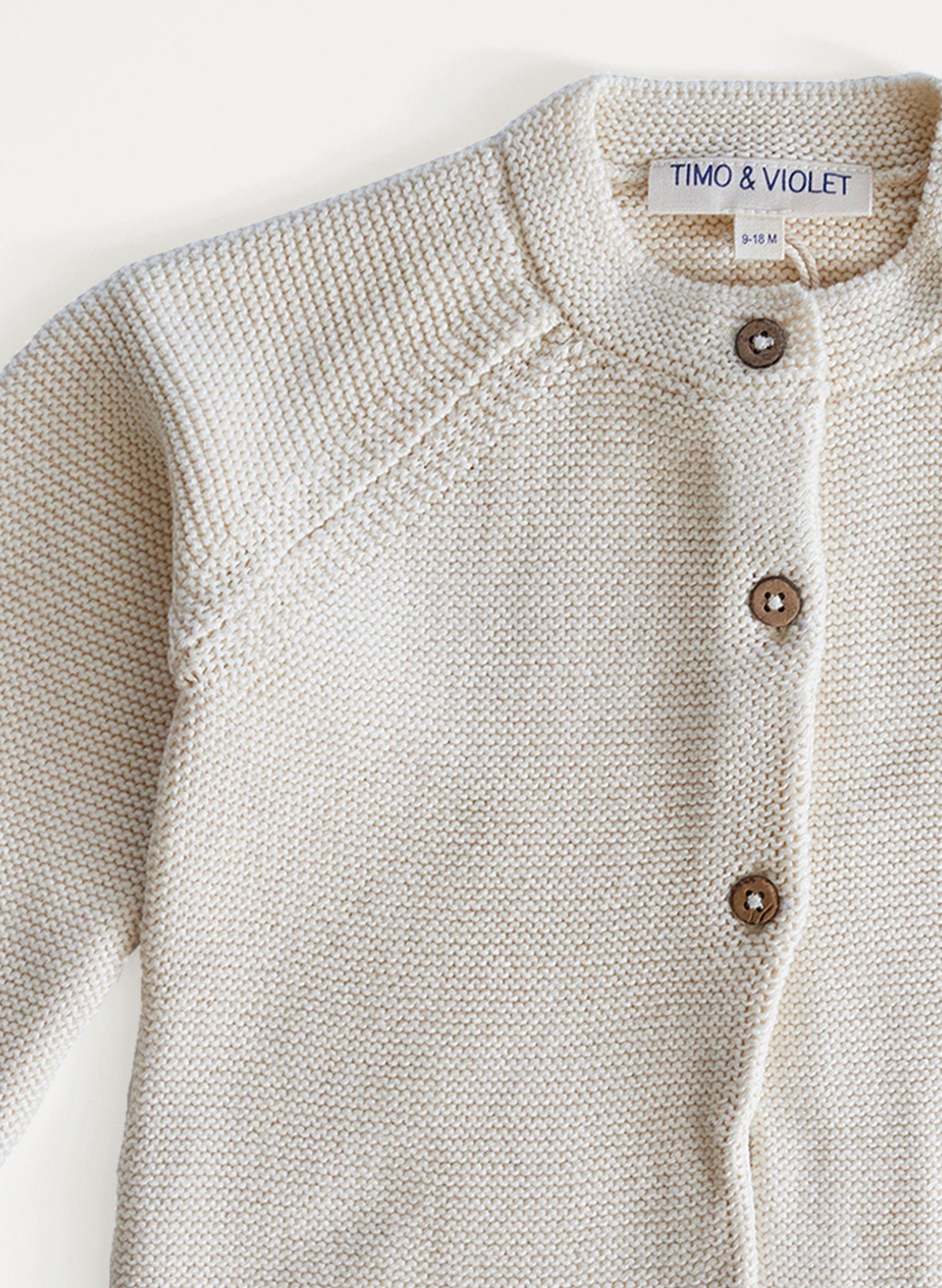Ivory Knit Cardigan image number 1