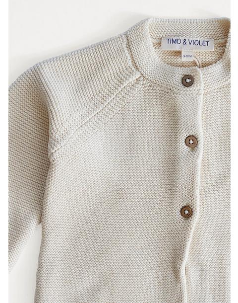 Ivory Knit Cardigan