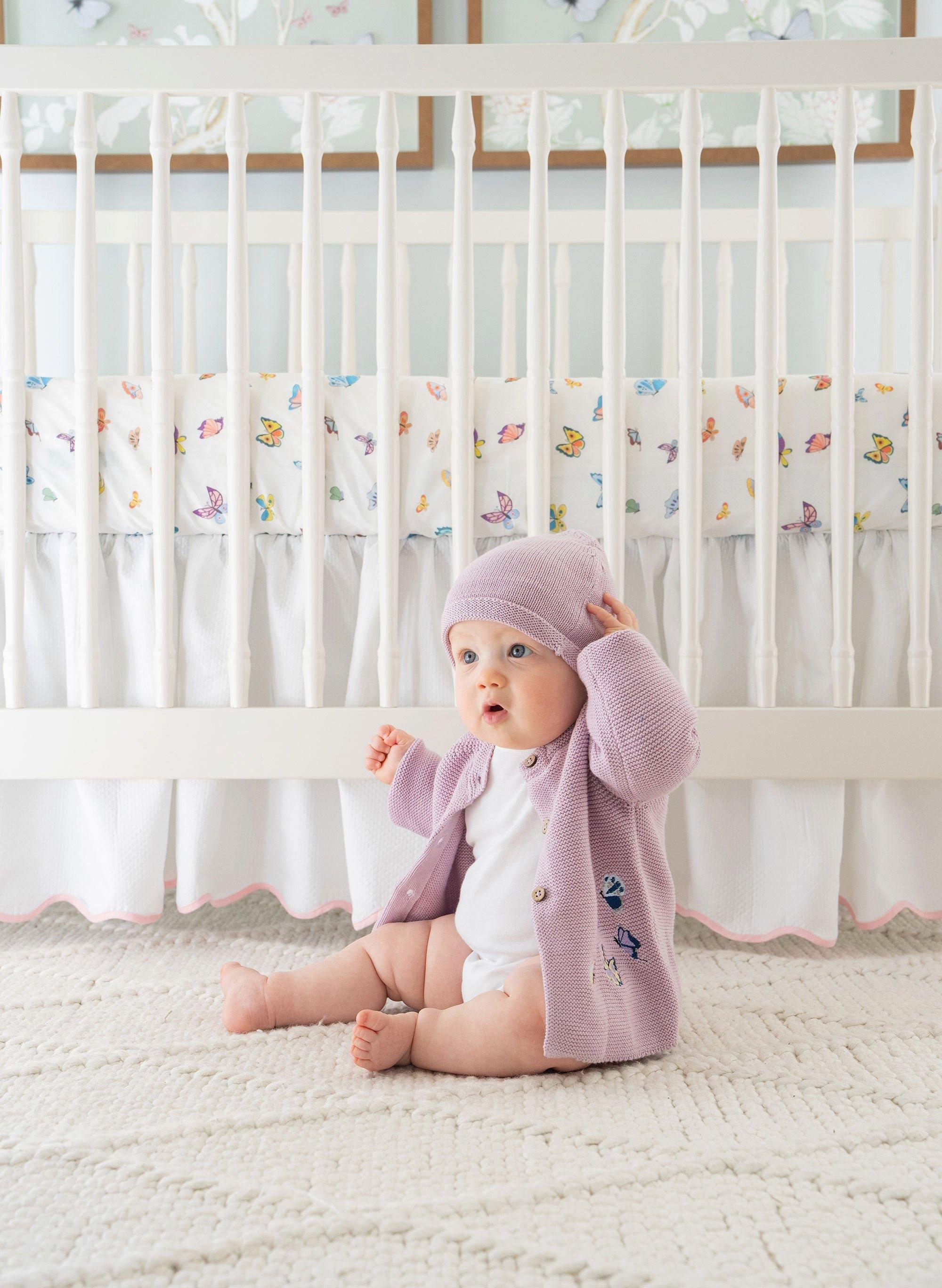 Embroidered Butterfly Knit Cardigan image number 2