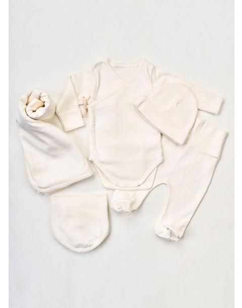 Welcome Baby Pointelle 5 Piece Set