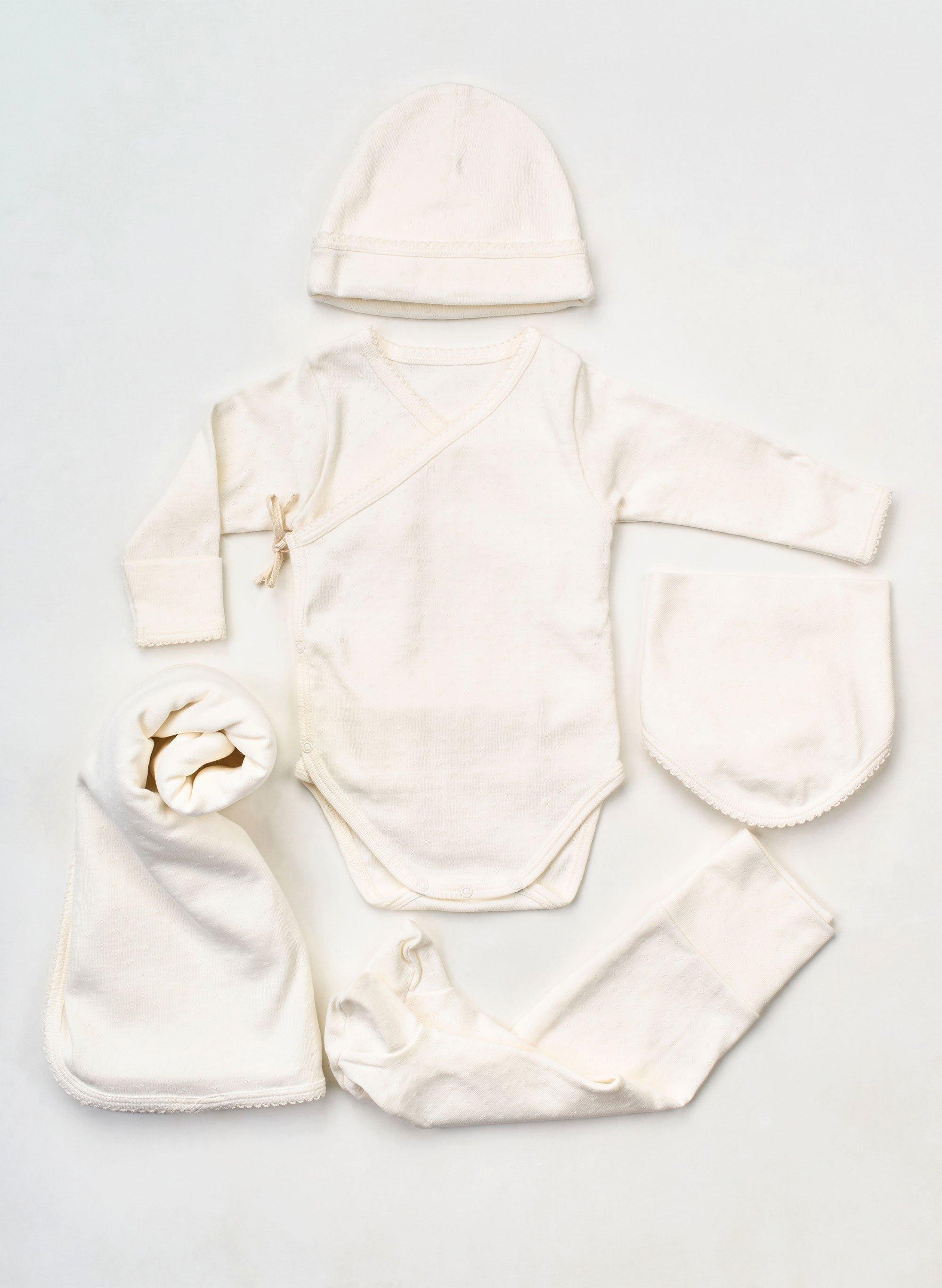 Welcome Baby Pointelle 5 Piece Set image number 3