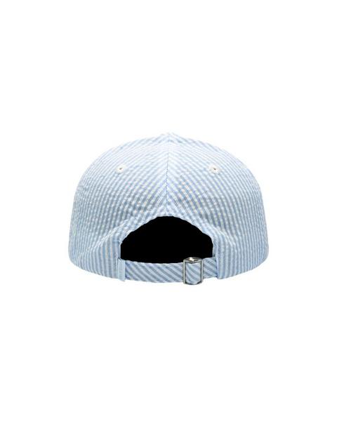 Football Seersucker Baseball Hat