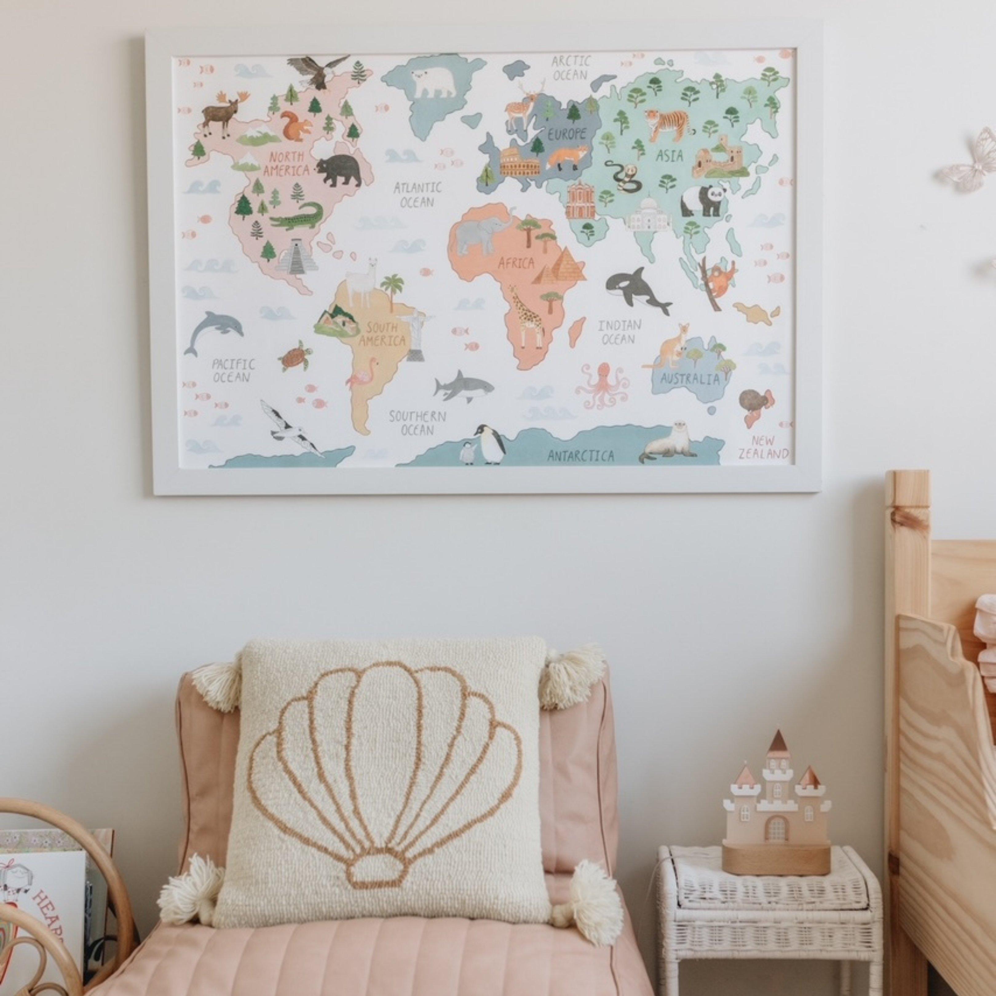 World Map Print image number 2