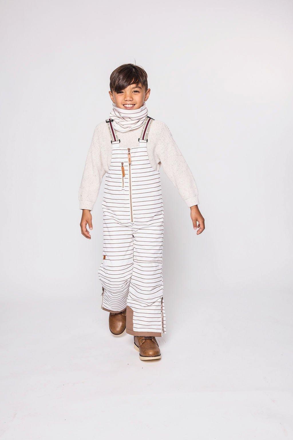 Breton Stripe Bib Snow Pant image number 2