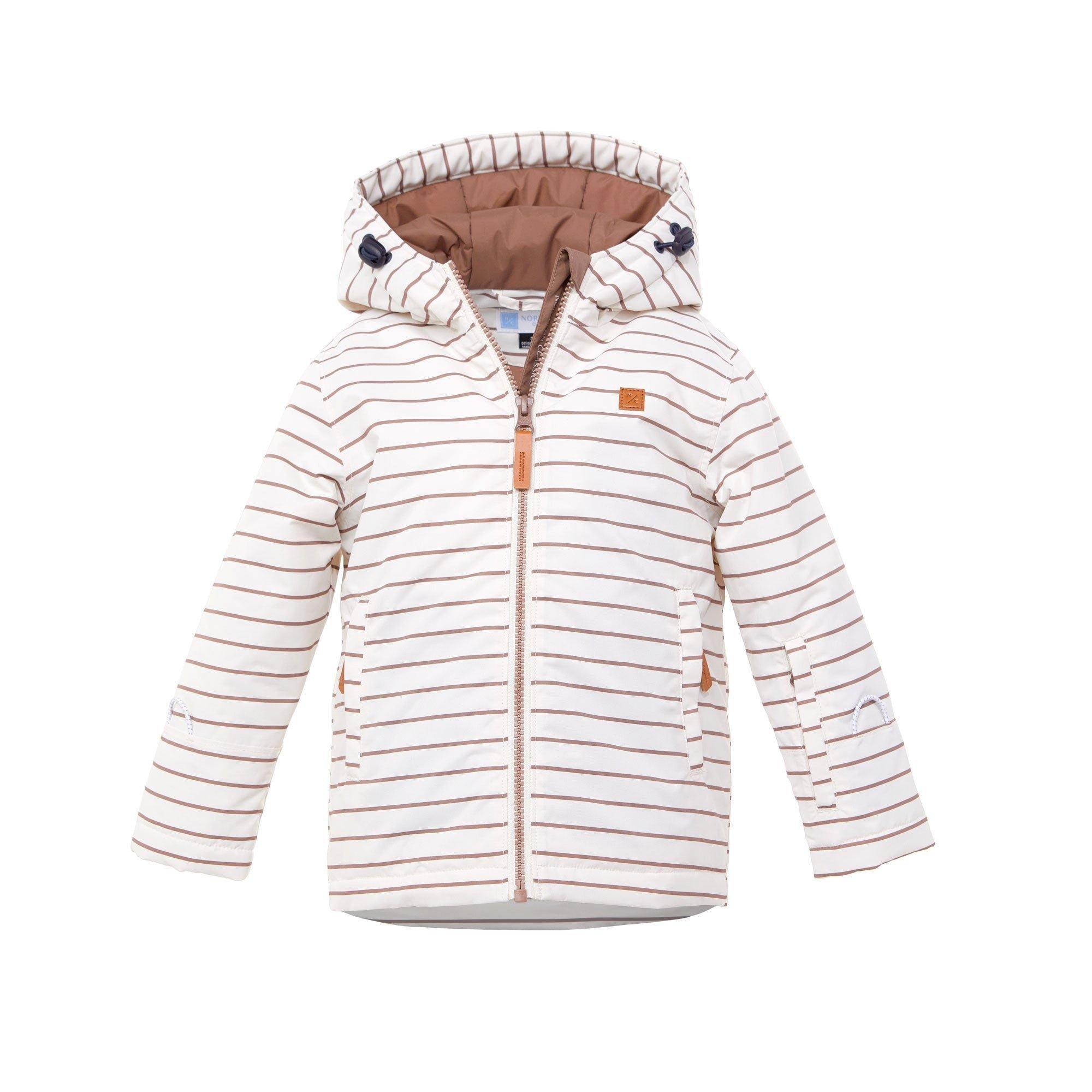 Breton Stripe Winter Coat