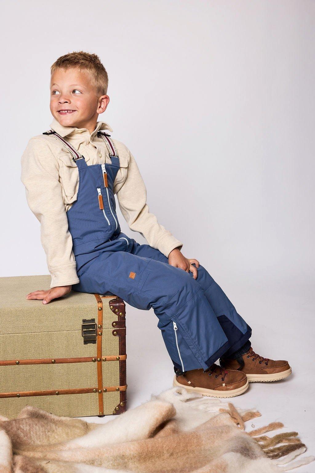 Mountain Blue Bib Snow Pant image number 2