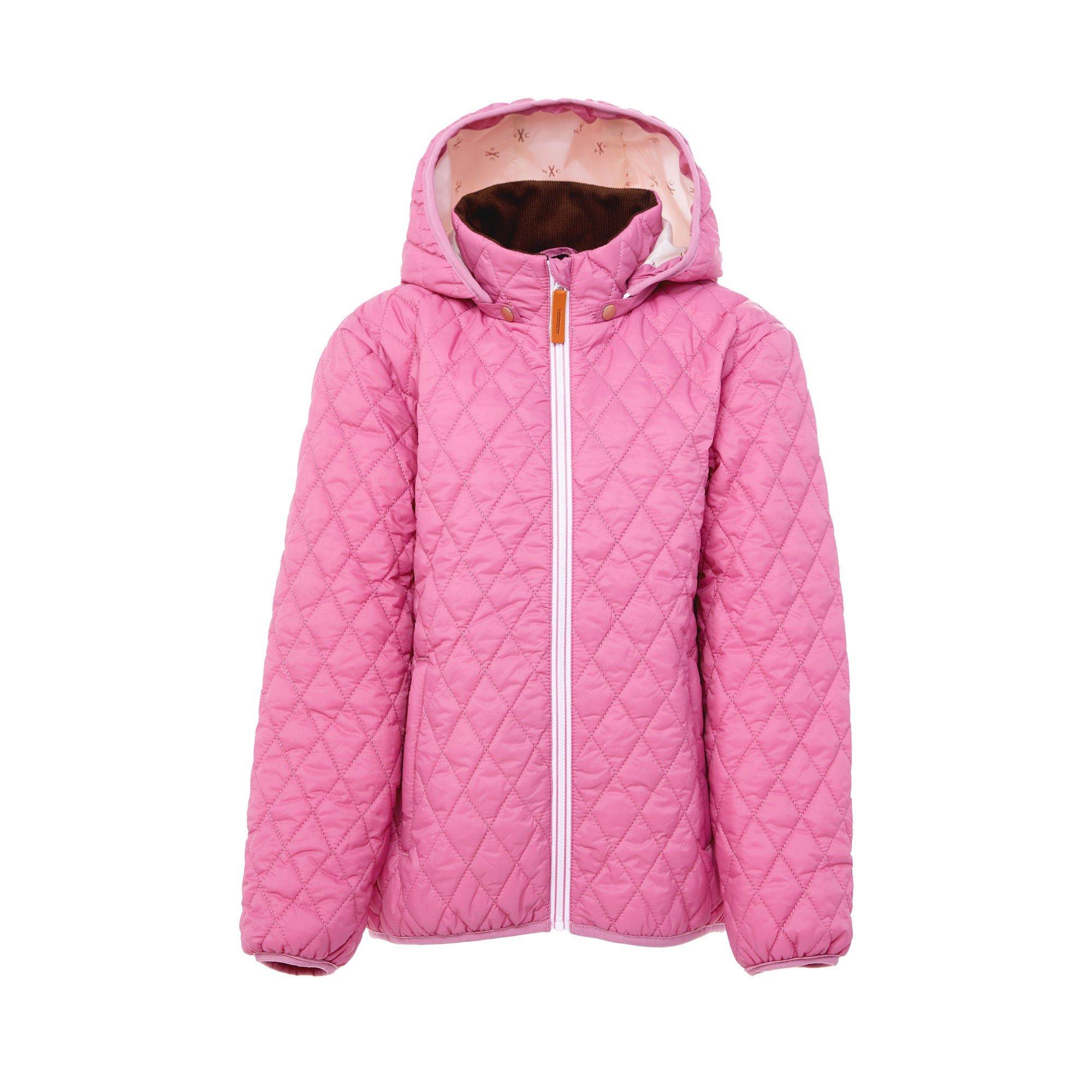 Rose Pink Quilted Puffer Coat