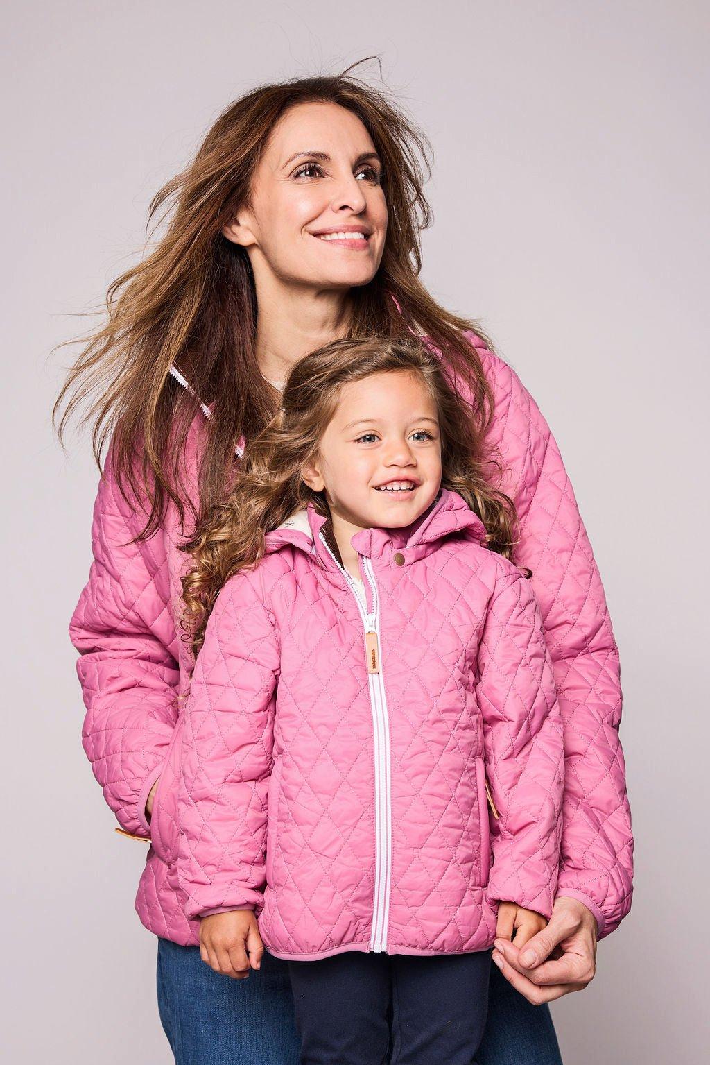 Rose Pink Quilted Puffer Coat image number 4