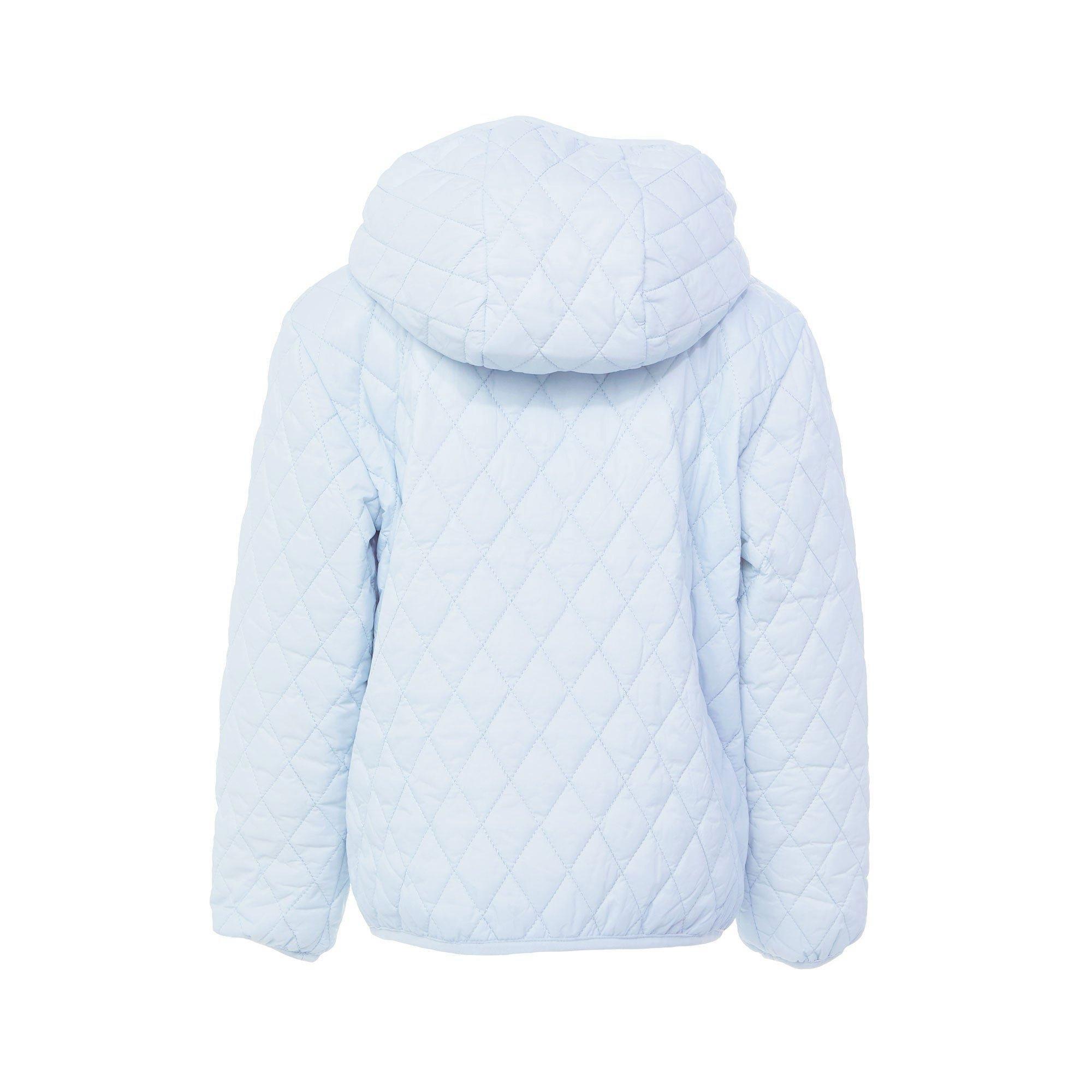 Cloud Blue Quilted Puffer Coat image number 1