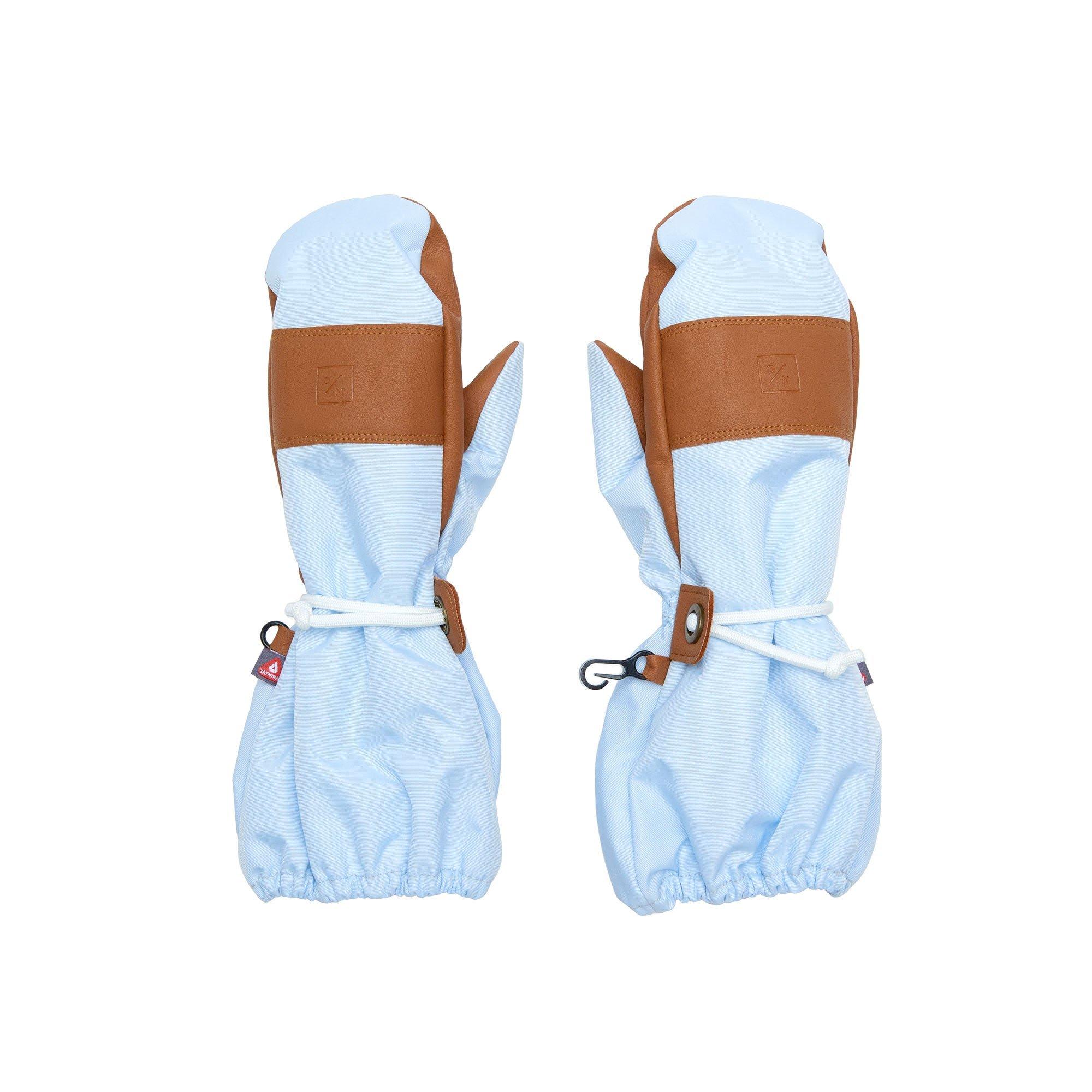Cloud Blue Waterproof Ski Mitten