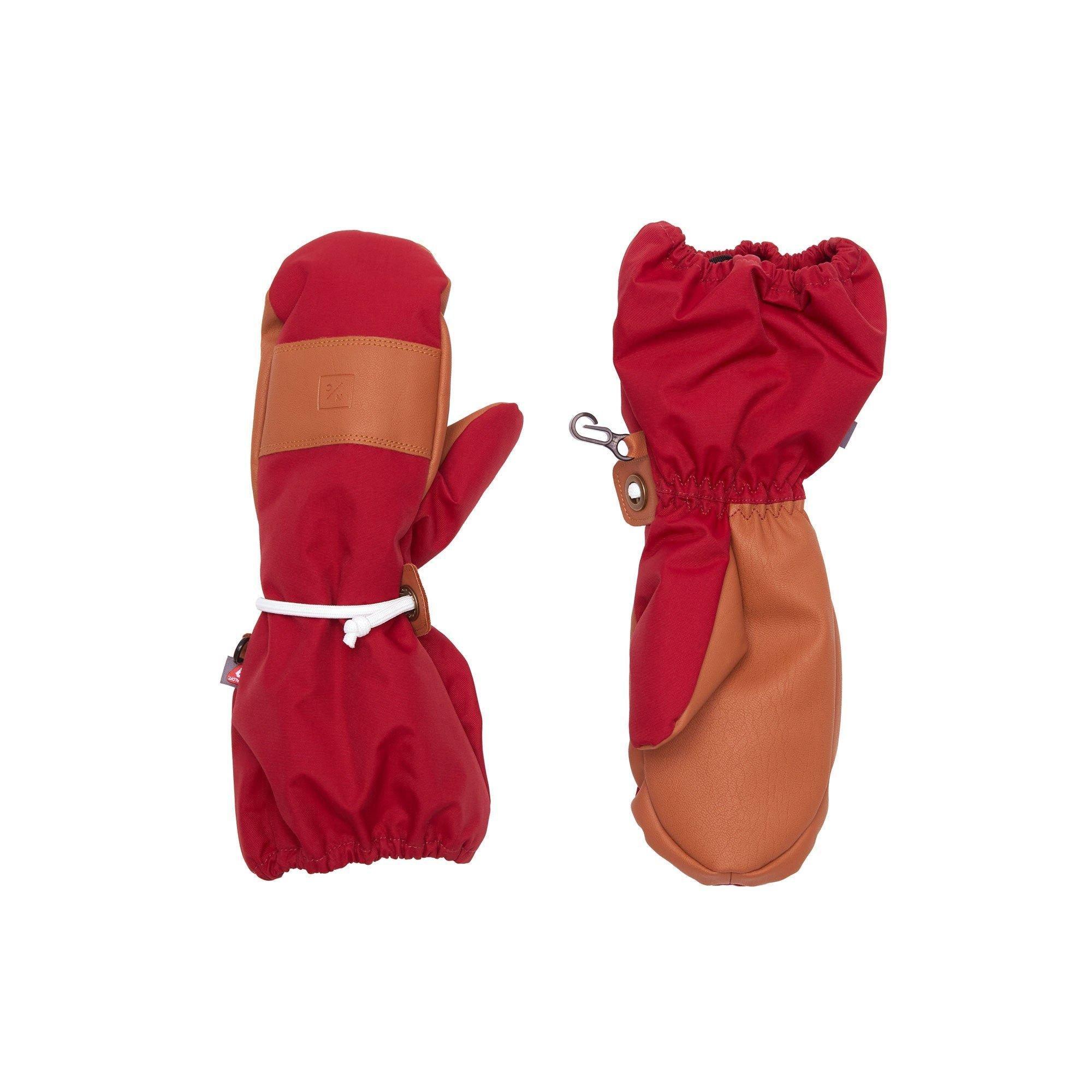 Heritage Red Waterproof Ski Mitten image number 1