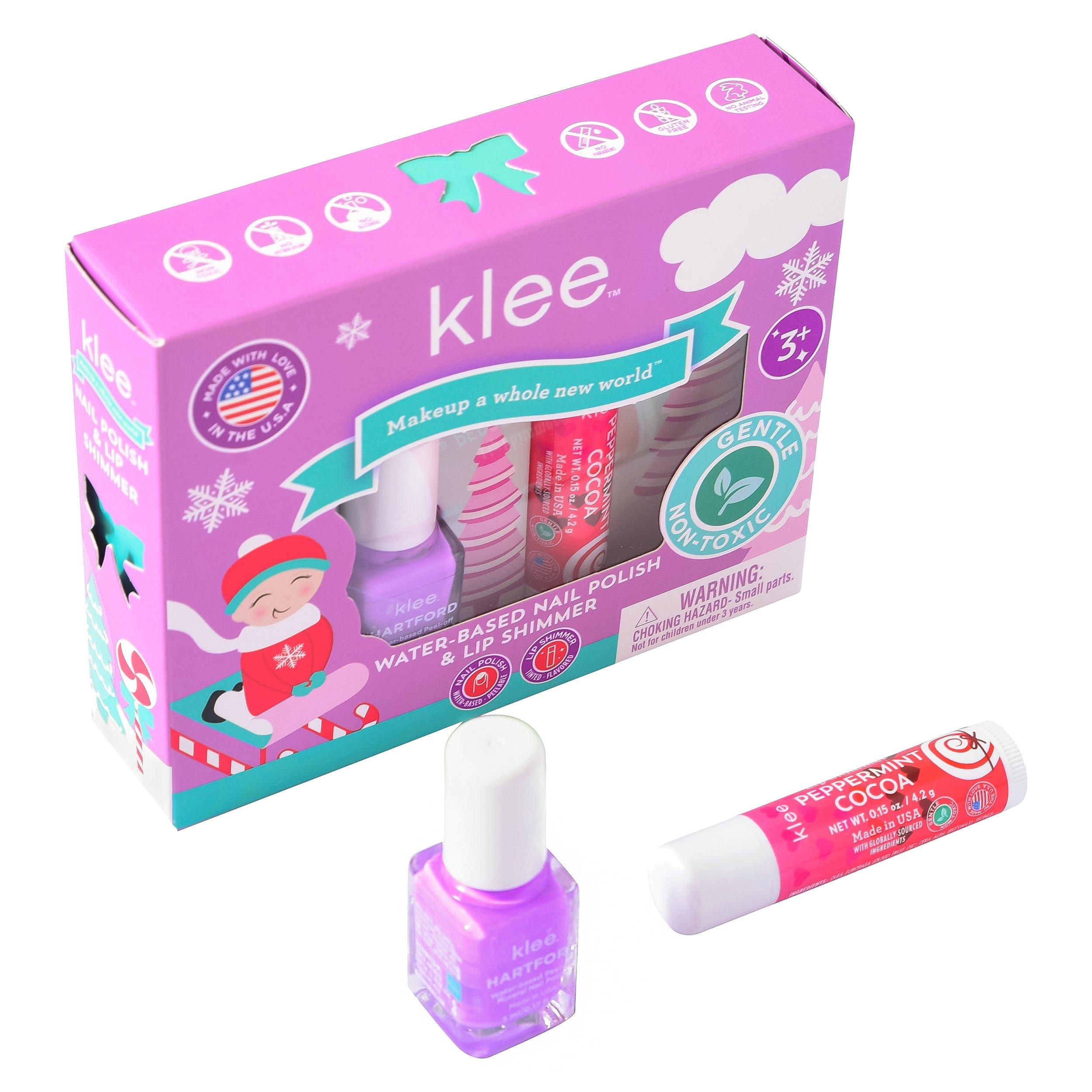 Elves' Sleds - Kids' Holiday Nail Polish and Lip Shimmer Set image number 1