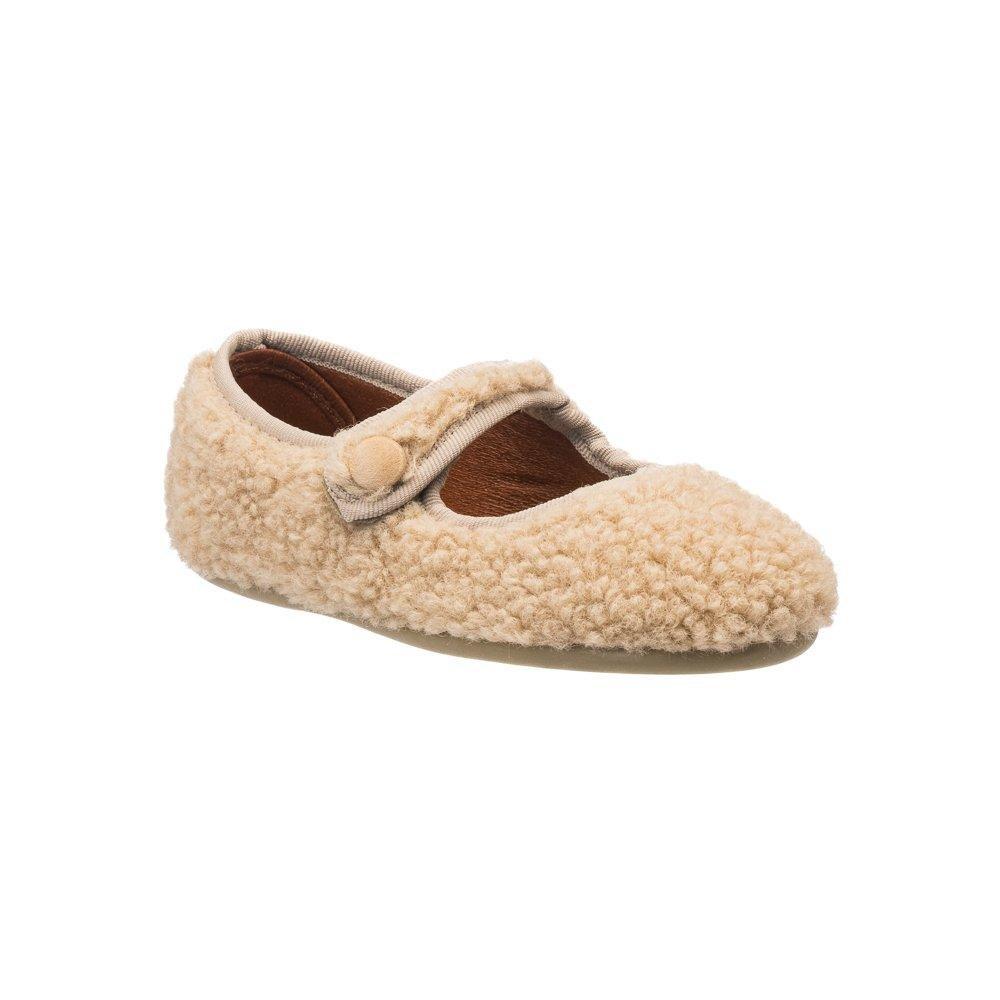 Shearling Mary Jane Beige
