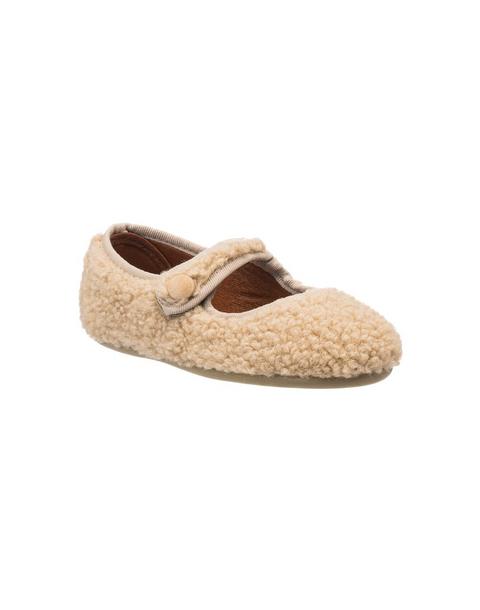 Shearling Mary Jane Beige