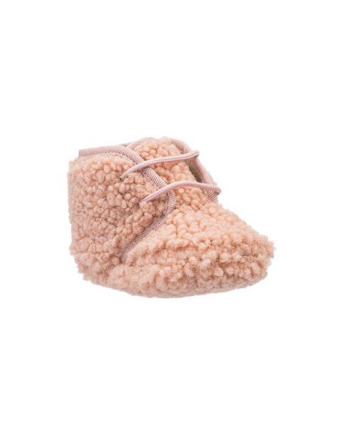 Shearling Baby Bootie Pink