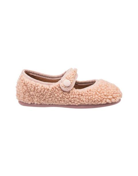 Shearling Mary Jane Pink