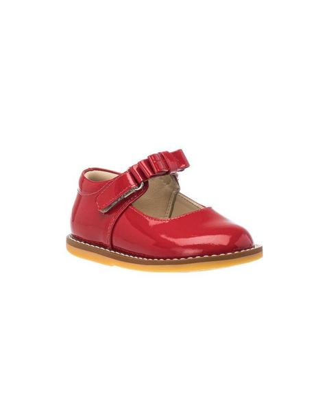 Toddler Mary Jane w/ Bow red