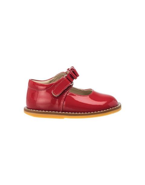 Toddler Mary Jane w/ Bow red