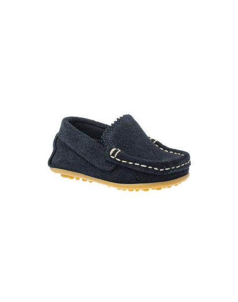 Toddler Antton Driver Moc suede blue