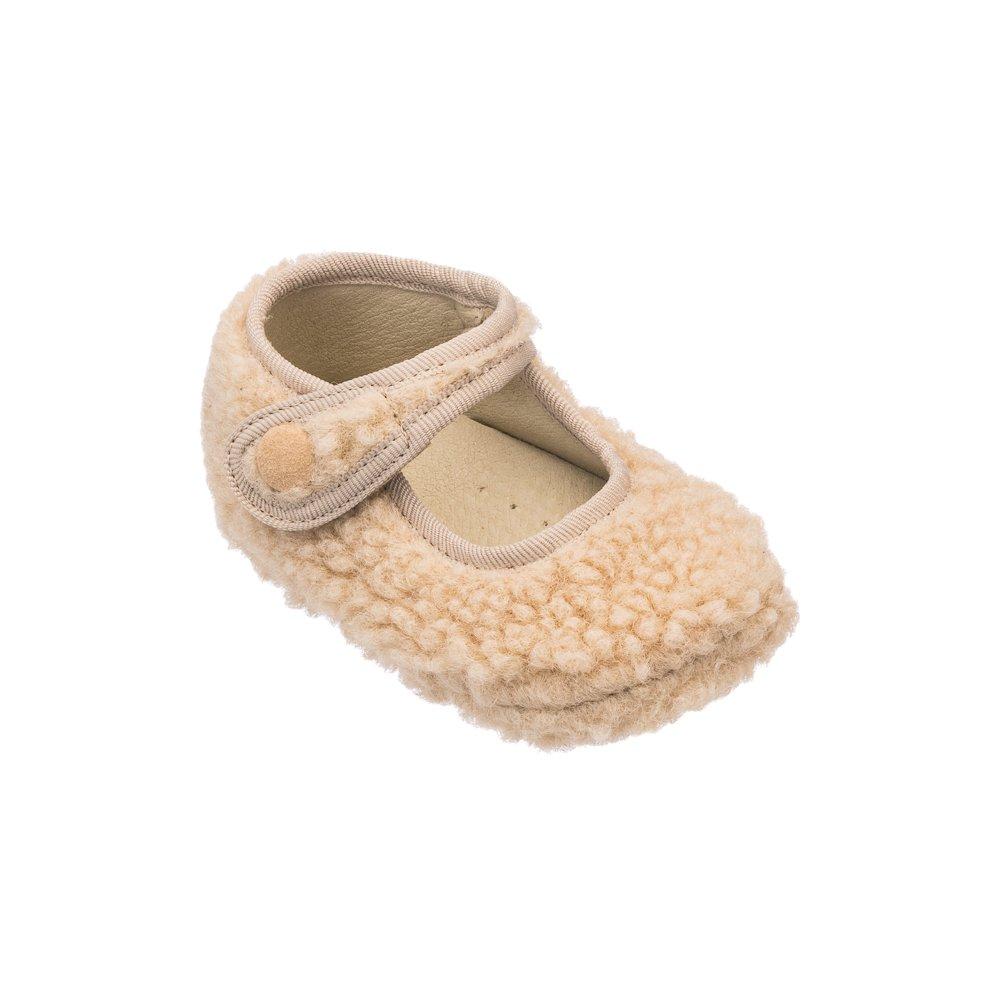 Shearling Baby Mary Jane Beige image number 2