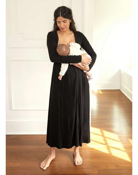The Softest Rib Nursing Dress
