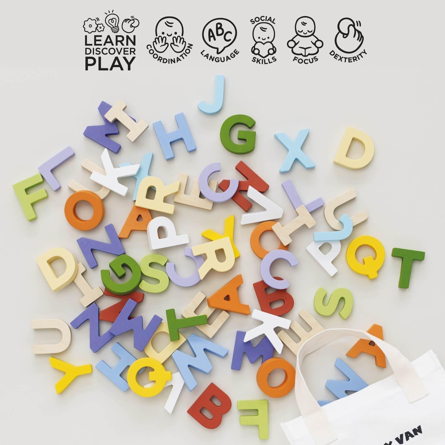 Wooden Alphabet Set image number 3