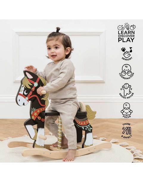 Classic Wooden Rocking Horse