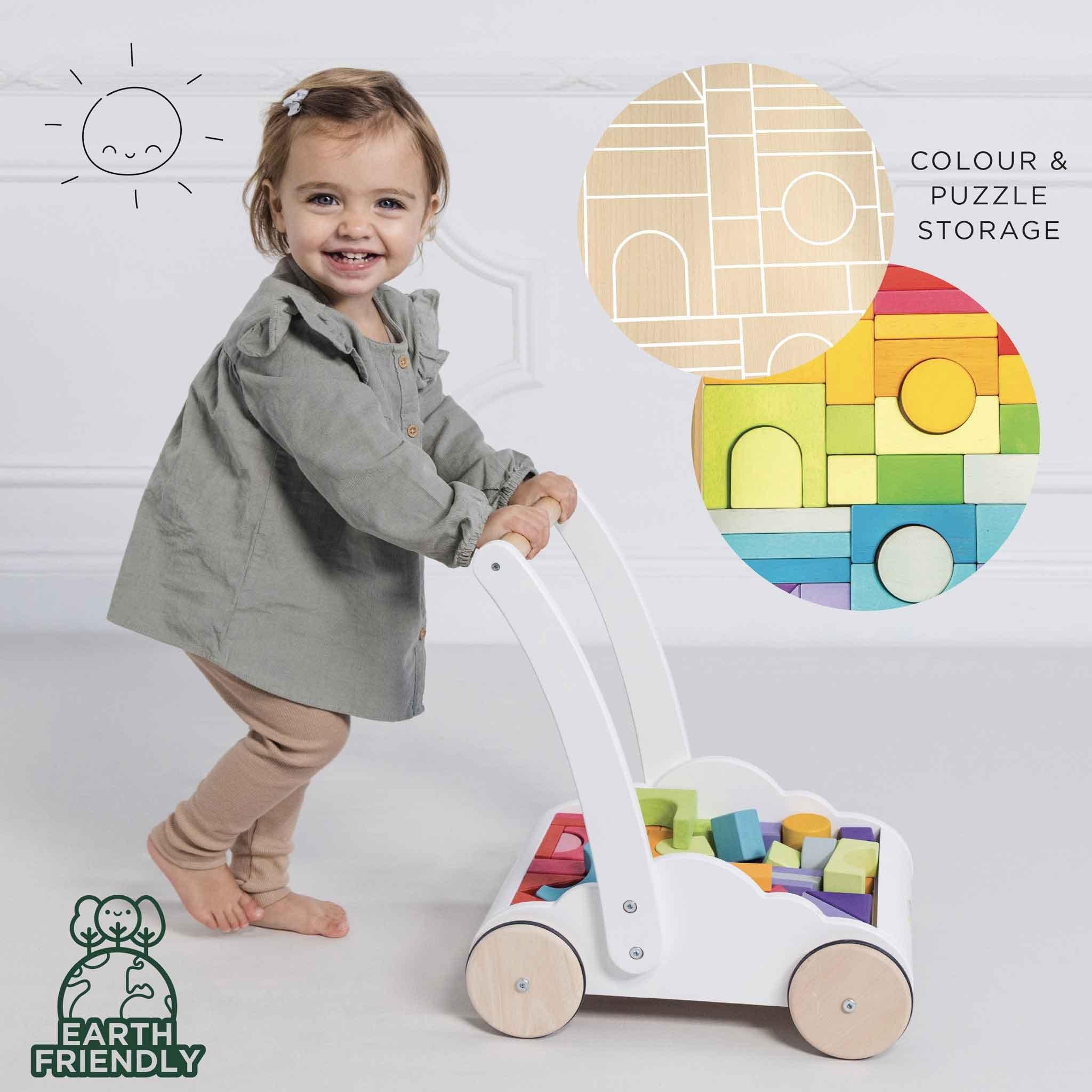 Rainbow Baby Walker & Puzzle image number 1