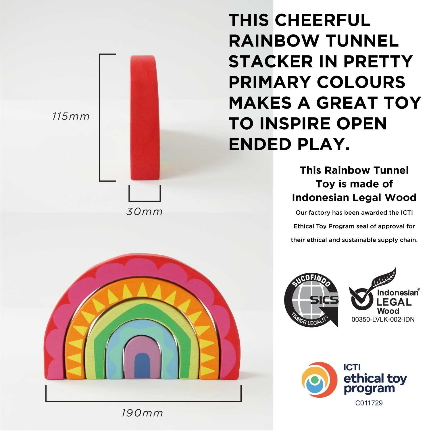 Rainbow Tunnel Toy image number 3