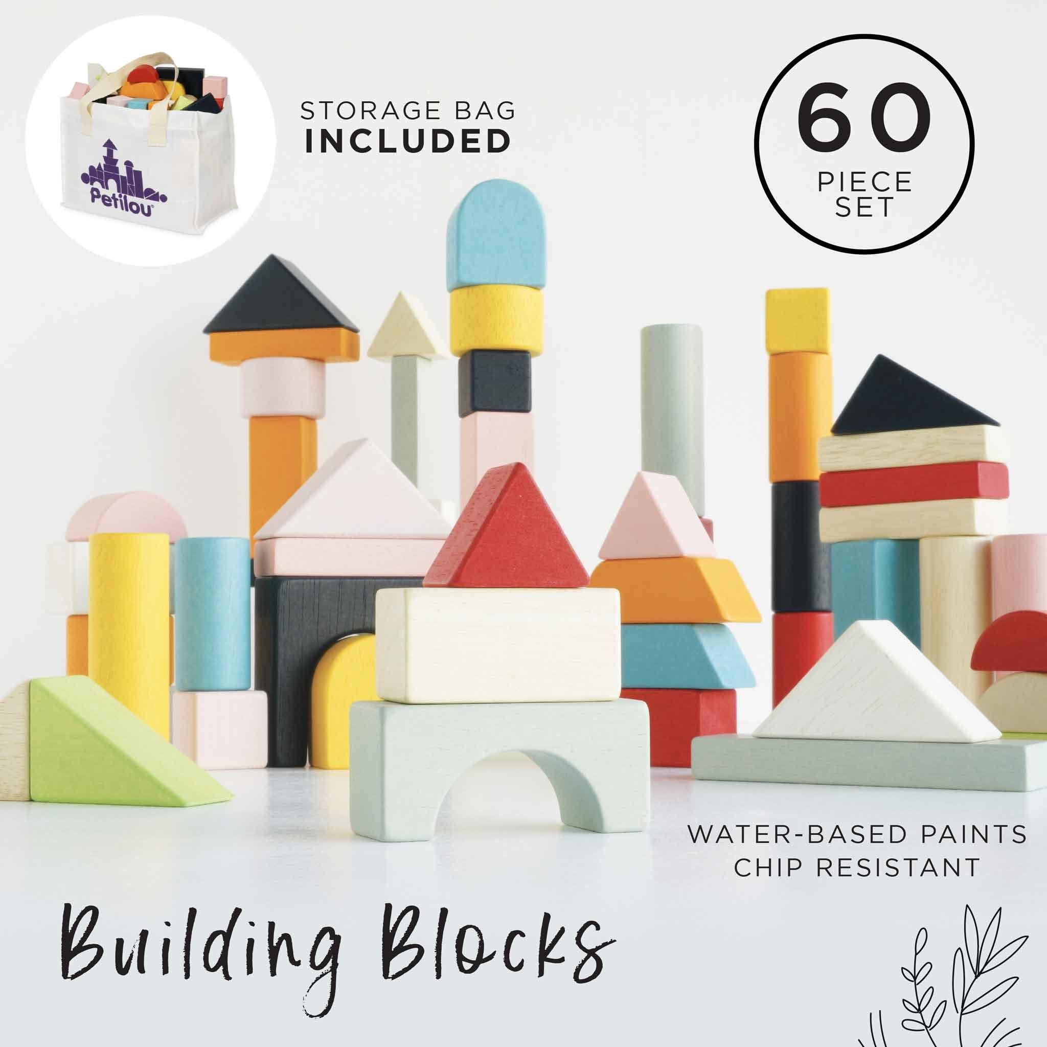Colourful Building Blocks - 60 Piece image number 1