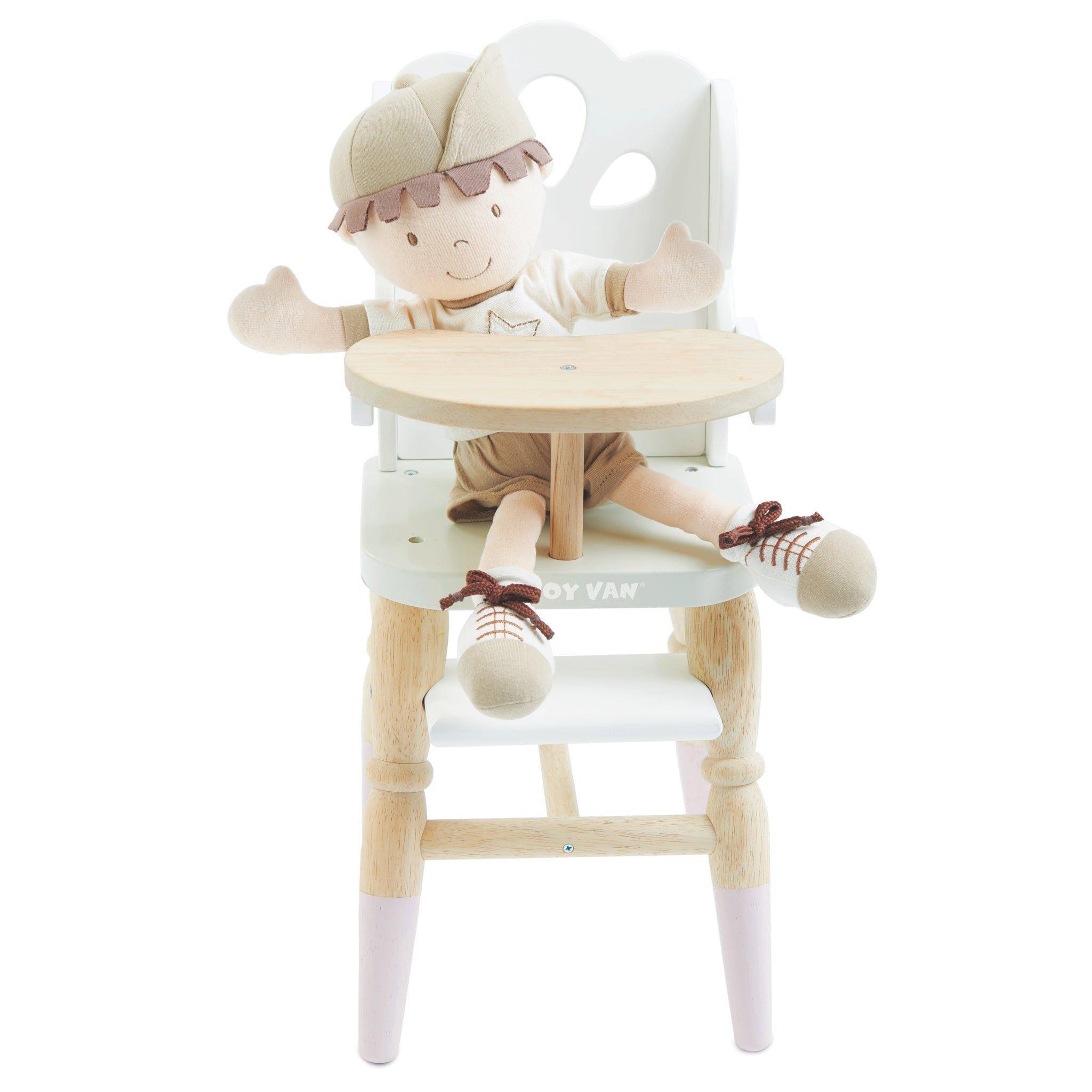 Dolls Wooden High Chair image number 2
