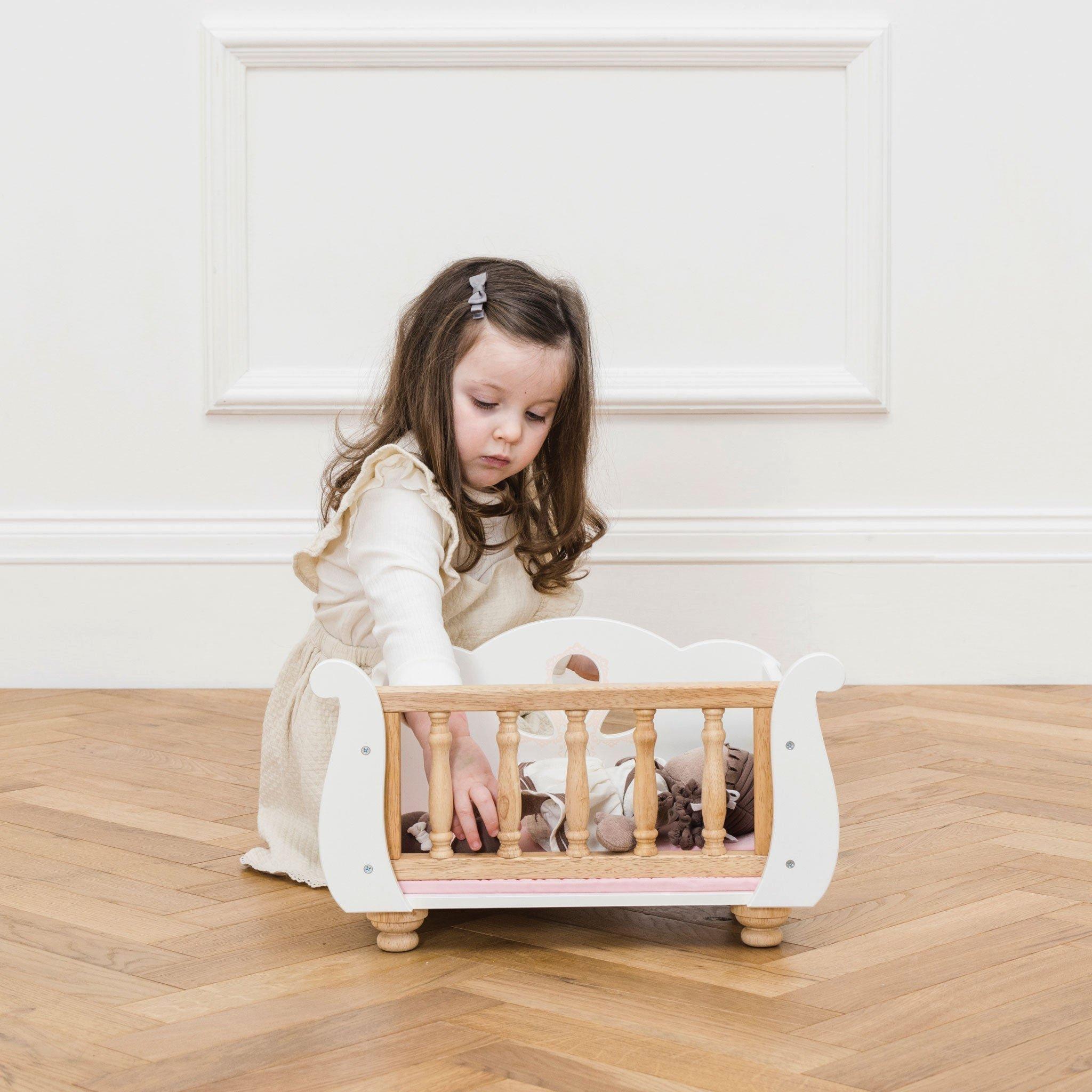 Dolls Wooden Cot image number 1