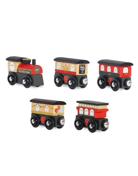 Red Royal Express Train & Carriages