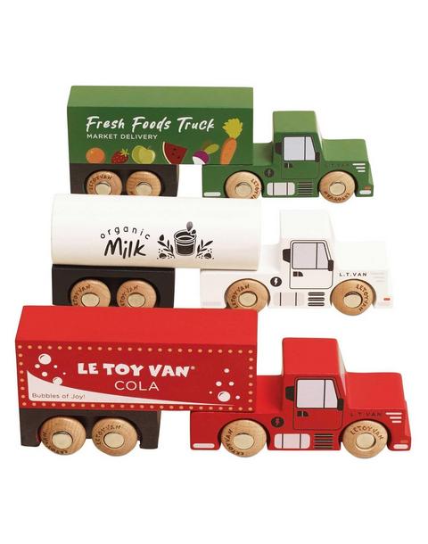 Wooden Toy Trucks