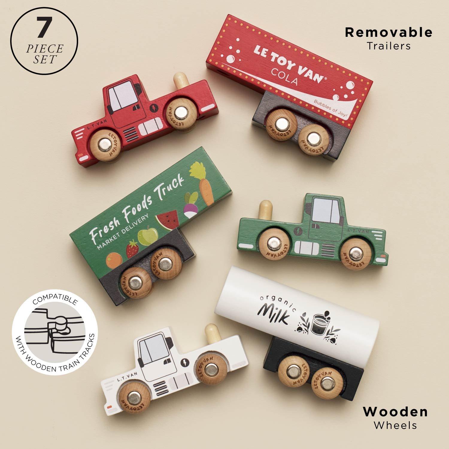 Wooden Toy Trucks image number 1
