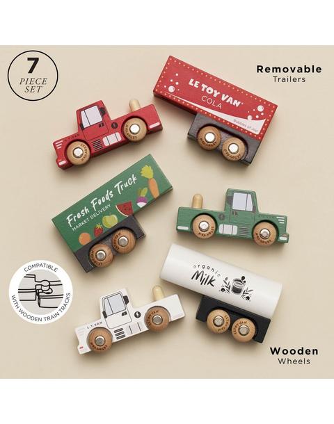 Wooden Toy Trucks
