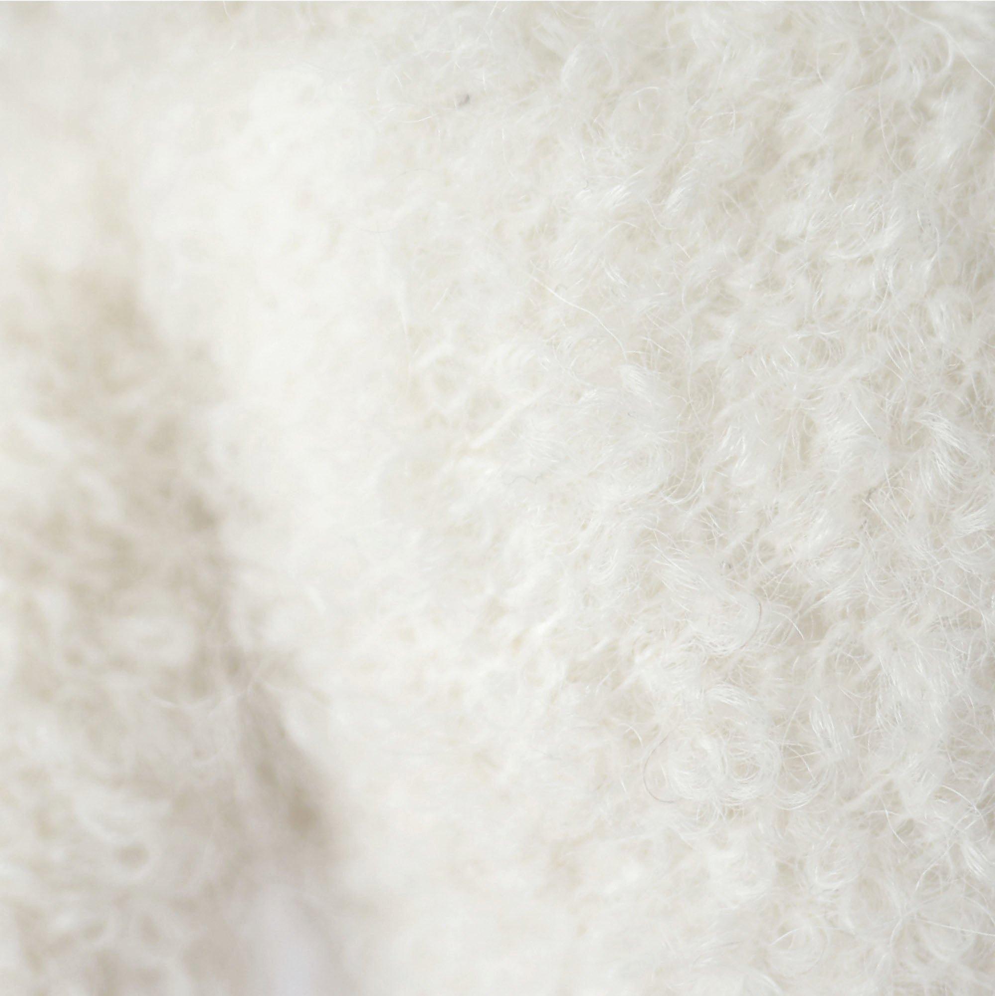 Baby boucl&eacute; bear (ivory) image number 2