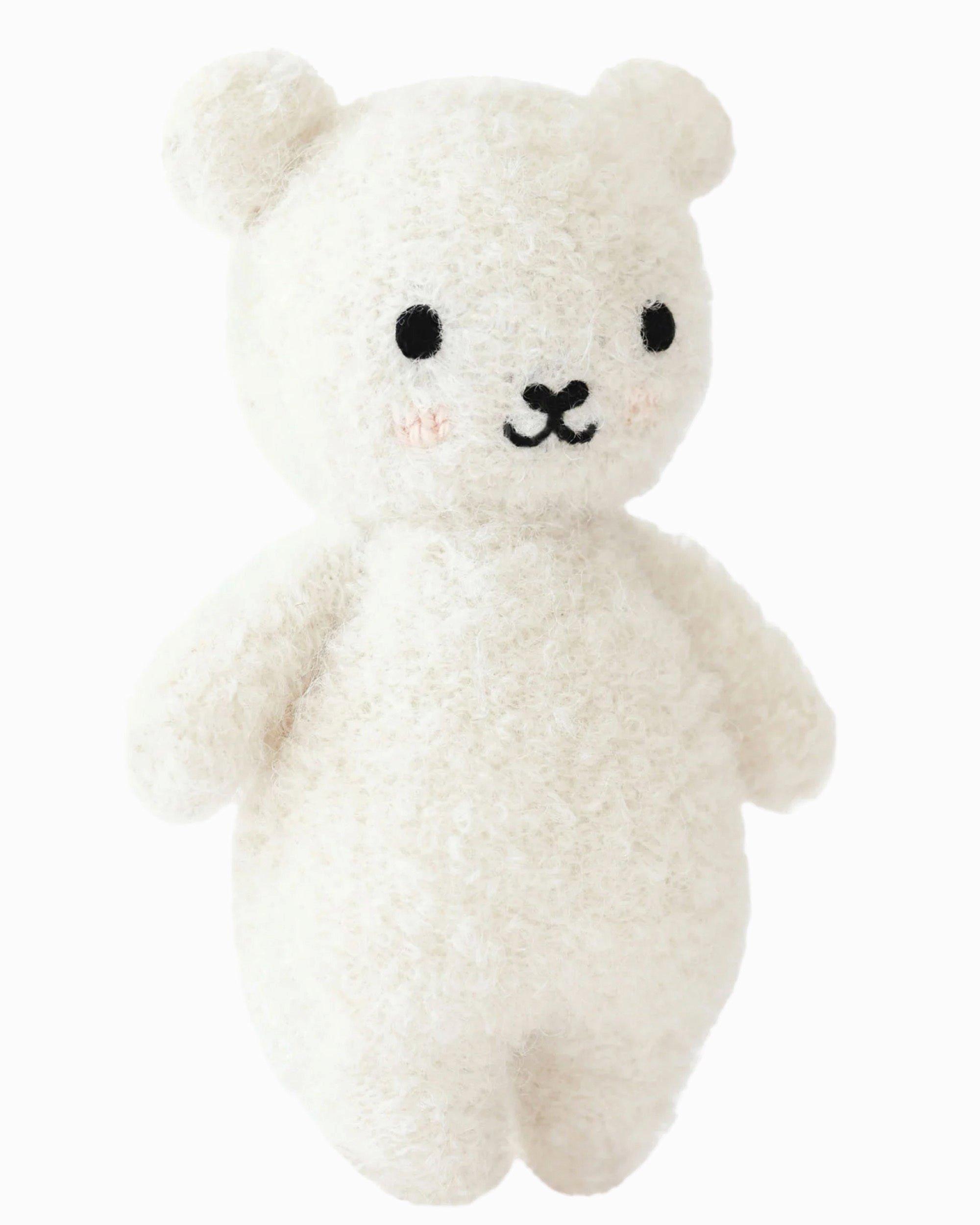 Baby boucl&eacute; bear (ivory) image number 1