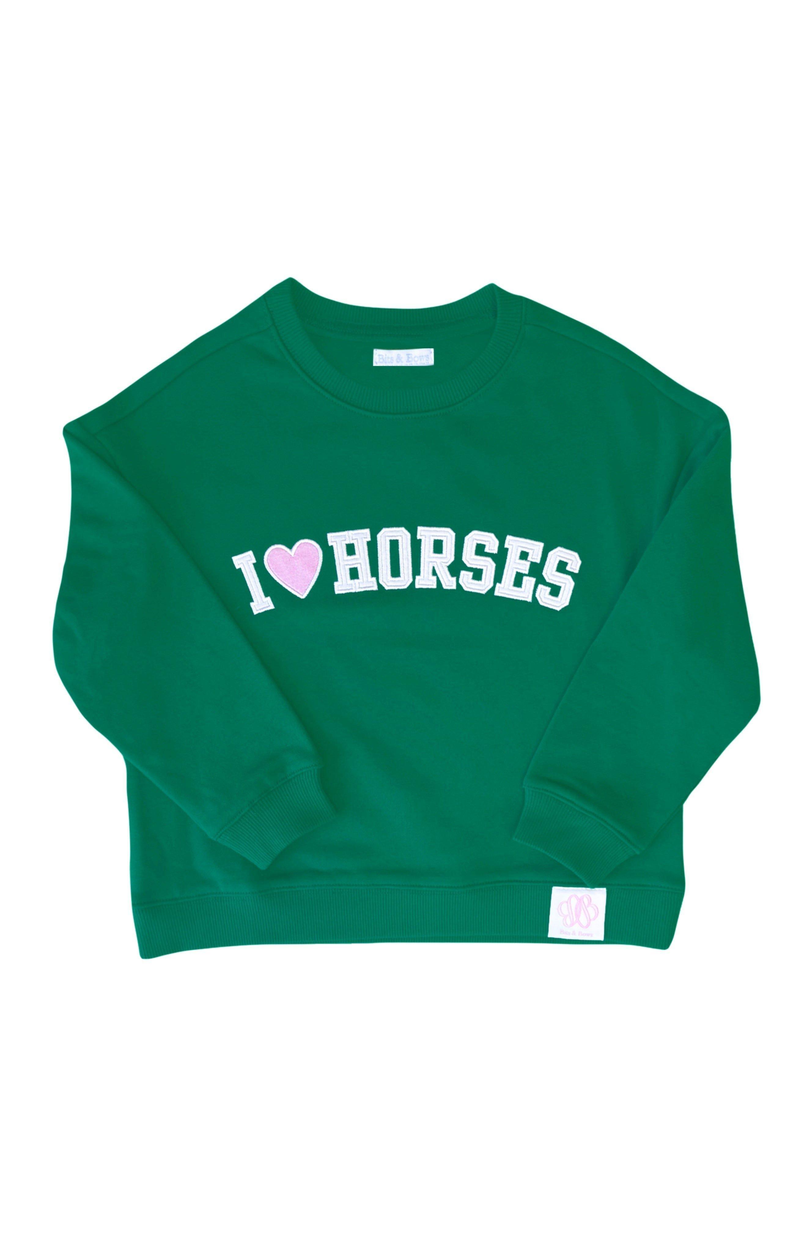I Heart Horses Sweatshirt