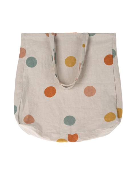Tote Bag, Multi dots - Large