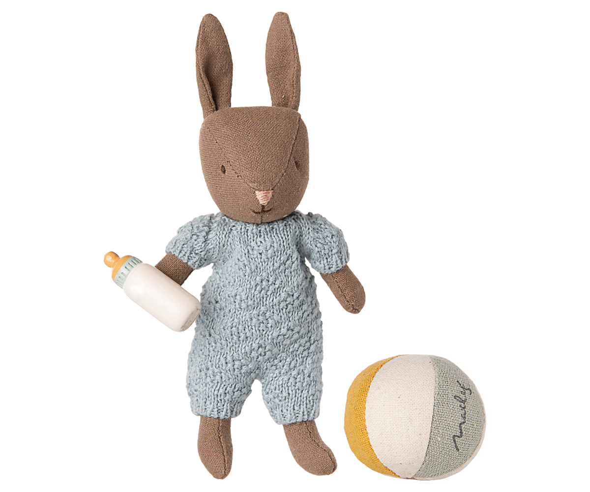 Rabbit set, Micro - Brown - Blue