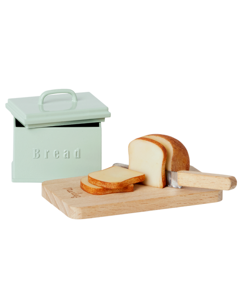 Bread Box w/ Utensils, Miniature