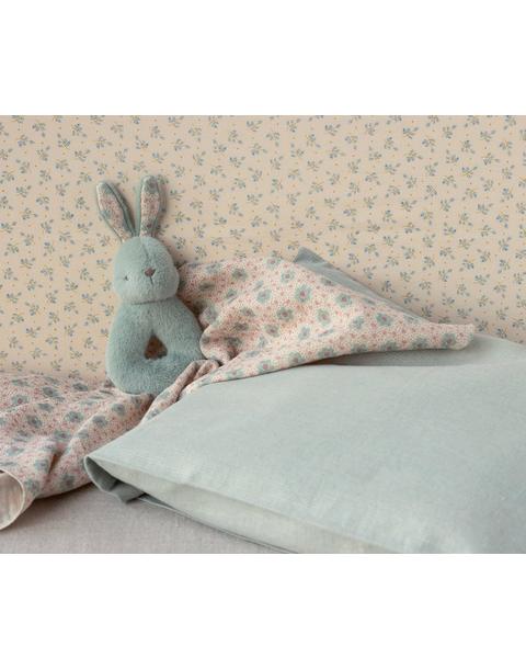 Rabbit rattle set - Mint